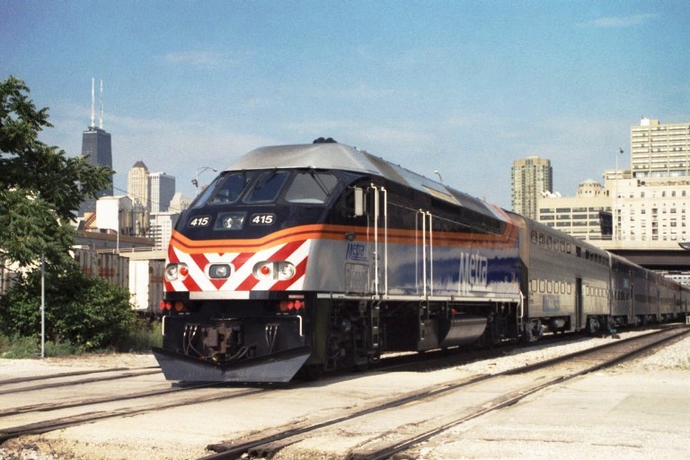 Metra 415 at Chicago, IL