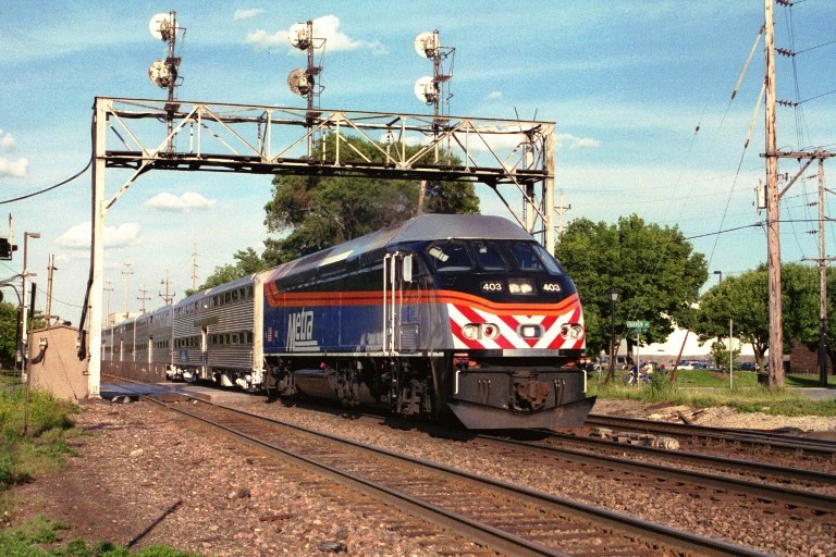 Metra 403 at Downers Grove, IL