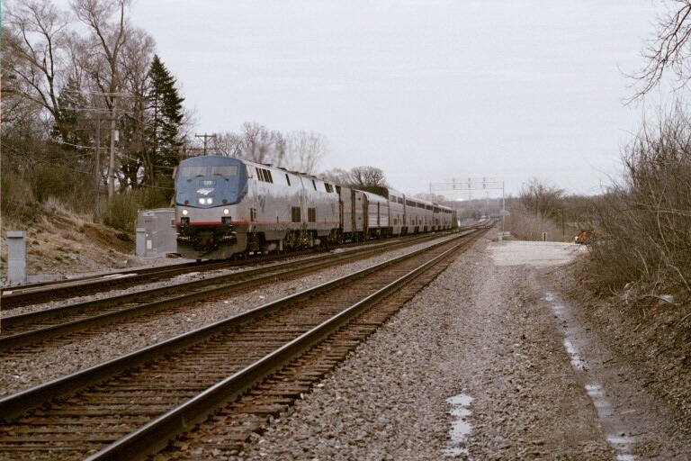Amtrak at Lisle, IL