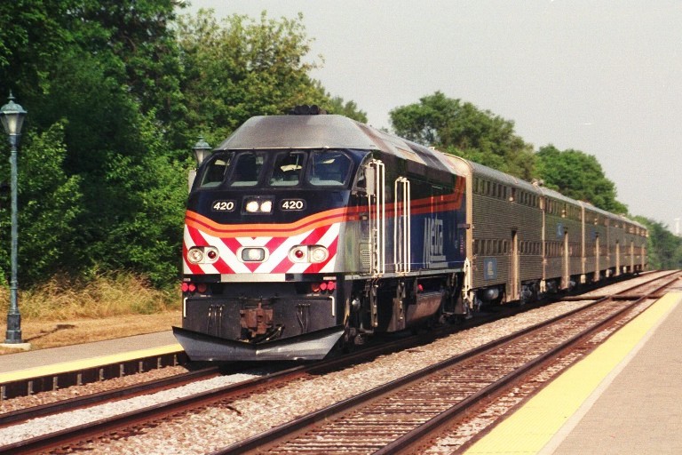 Metra 420 at Roselle, IL
