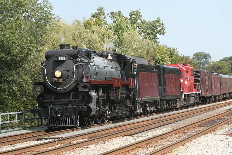 Canadian Pacific 2816 at Franklin Park, IL