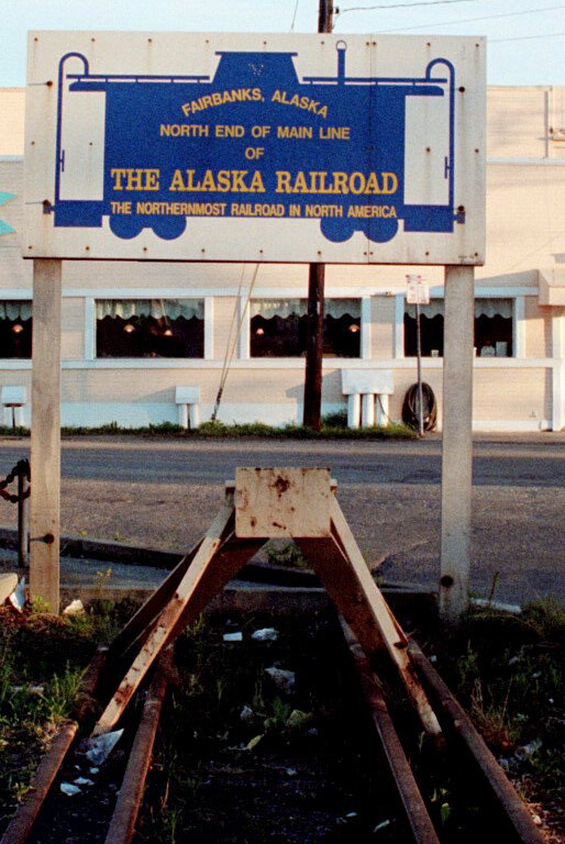 End of the line at Fairbanks Station