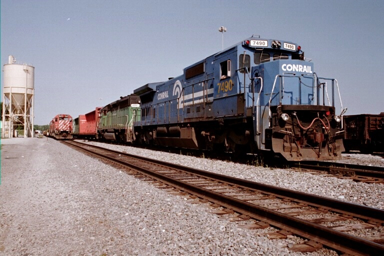 Conrail at Riverdale, IL