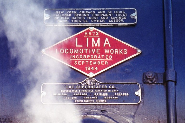 Nickel Plate Road 765 Boiler Plate