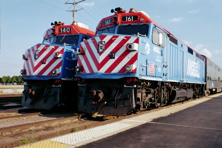 Metra at Waukegan, IL