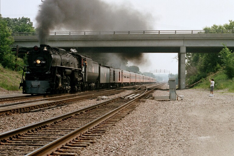 Milwaukee Road 261 at Lisle, IL