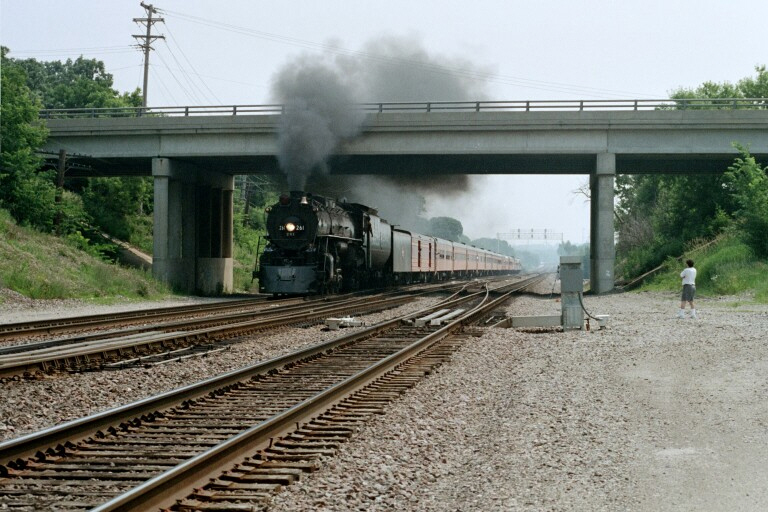 Milwaukee Road 261 at Lisle, IL