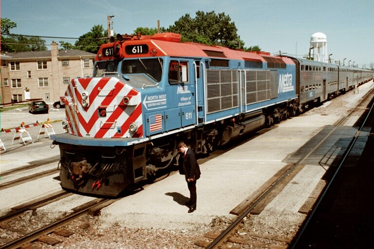 Metra at Franklin Park, IL