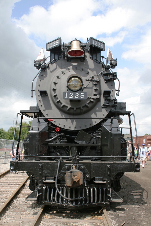 Pere Marquette 1225 at Owosso, MI