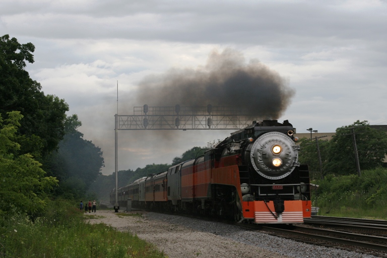 Southern Pacific 4449 at Lisle, IL