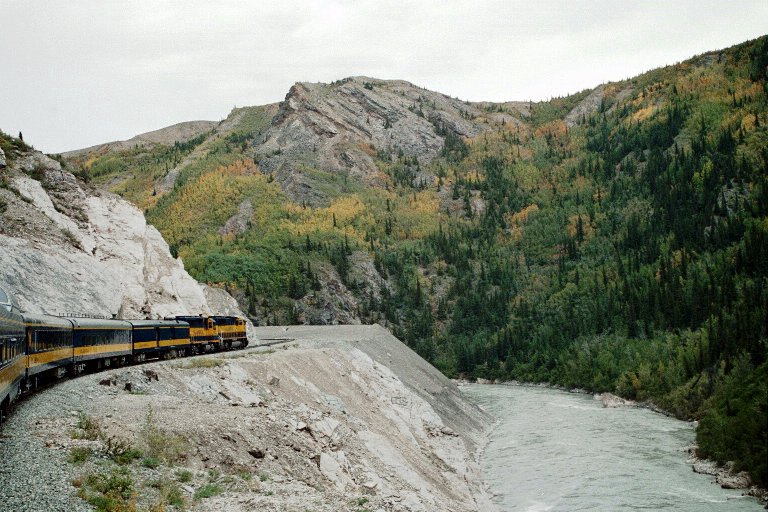 Denali Star at Nenana River canyon